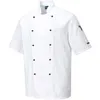 Image de Veste De Cuisine Portwest Kent Blanc L.