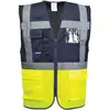 Image de Gilet Executive Paris Couleur : Jaune/marine Taille M Portwest