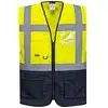Image de Gilet Fluo Secouriste Haute Visibilité Portwest Executive Warsaw Jaune / Marine 5xl