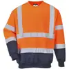 Image de Sweat Shirt Haute Visibilité Portwest Bicolore Hivis Orange / Marine Xl