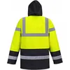 Image de Parka Haute Visibilité Portwest Bicolore Traffic Jaune / Noir Xxl
