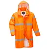 Image de Manteau De Pluie Hivis 100cm Couleur : Orange Taille L Portwest