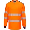 Image de Pw3 T-shirt Haute Visibilité Ml Couleur : Orange/marine Taille 4xl - Portwest