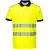 Image de Polo Hv Pw3 Couleur : Jaune/marine Taille Xxxl - Portwest