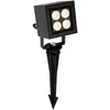 Image de Firstlight - Applique Murale D'Extérieur À 4 Ampoules Led & Spike Spot Graphite Ip54