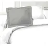 Image de Taie D’oreiller Coton Lovely Home Lot De 2 Gris Clair 50 X 70 Cm Oeko-tex