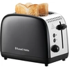 Image de RUSSELL HOBBS Grille-pain Colours Plus 2 tranches 6 niveaux Repose-pain Noir