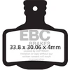 Image de CFA619HH - Plaquettes de frein vélo EBC Brakes (frittées)