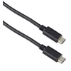 Image de Targus - Câble USB - USB-C 24 broches (M) à USB-C 24 broches (M) - USB 3.1 Gen 2 - 5 A - 1 m - connecteur C réversible, prise en charge 4K - noir
