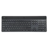 Image de Targus EcoSmart - Clavier - génération d'énergie durable - antimicrobien - rétroéclairé - sans fil - Bluetooth 5.0 - AZERTY - français - touche : Scissor-Key - noir - emballage recyclé