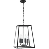 Image de Luminaire suspendu, acier, verre, lanterne, noir, intensité lumineuse variable