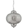 Image de Suspension, nickel brillant, H 88 cm, FRETWORK