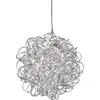 Image de Searchlight - Scribble - Suspension De Plafond À Ruban À 6 Ampoules, Chrome, Ampoule G4