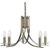 Image de Plafonnier, laiton, antique, verre, coupes, dimmable