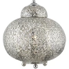 Image de Lampe de table, nickel, H 26 cm, FRETWORK