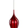Image de Luminaire suspendu Vibrant, 40 W, E14, 120 mm, 12 x 12 x 142 cm, rouge