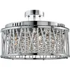 Image de Searchlight - Elise - Plafonnier À 5 Ampoules Au Fini Chrome Avec Cristaux, G9