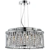 Image de Suspension, chrome, H 110 cm, aluminium, cristal, ELISE