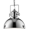 Image de Lampe à suspendre, acier chromé, 30,9 cm