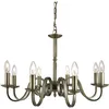 Image de Searchlight - Richmond - 8lt Lustre Plafond Laiton Antique E14 8x60w Max Diam 65cm
