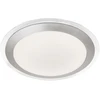 Image de Searchlight - Bathroom Flush - Plafonnier Led Salle De Bains Argent Ip44