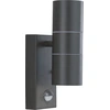 Image de Applique LED, acier inoxydable, noir, H 21,5 cm, OUTDOOR