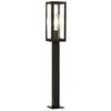 Image de Box Lampadaire extérieur IP44 noir hauteur 90cm E27