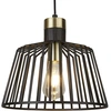 Image de Bird Cage Lampe à suspendre métal noir laiton 1 flamme Ø30 cm