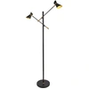 Image de LED lampadaire, or, noir, H 160 cm, DIABLO