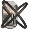 Image de Hoopla Applique à 1 flamme étain brun E14