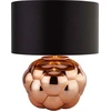 Image de Fizz lampe de table cuivre verre abat-jour noir