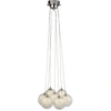 Image de CLUSTER 7-flamme LED BALL suspension - chrome avec verre clair & CRYSTAL Sund BALLS