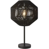 Image de WICKER lampe de table à 1 flamme, noir WICKER