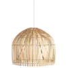 Image de Bali 1Lt Suspendue, Abat-Jour En Bambou Avec Suspension Noire