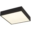 Image de Zeus 1Lt Square Bathroom Ceiling Light, Black