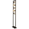Image de Lampadaire, métal rouillé, 5 flammes, H 160 cm