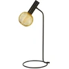 Image de Lampe de table, acier noir mat, H 57 cm