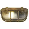 Image de Luminaires d'extérieur vintage - Style Art déco, revêtement en aluminium noir et doré, 1 ampoule E27