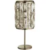 Image de Bijou Table Lamp - Antique Brass & Champagne Glass