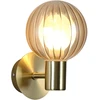 Image de Searchlight Luminsphere Applique Murale, Laiton, Verre Champagne Ip44 1x G9