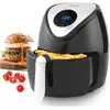 Image de PETRA Friteuse à air chaud XXL Panier antiadhésif 4,5 litres Minuterie 7 fonctions de cuisson 1300W