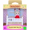 Image de SYLVANIAN ensemble bébé lapin + lit bébé 05017