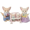 Image de Sylvanian Families - La famille Fennec - Set 4 figurines - Plongez dans l'univers de la famille Sylvanian - Figurines animaux miniatures - Jouet enfant 3 ans et + - 5696, Chair en occasion ou reconditionné