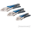 Image de Silverline 675268 Pince autobloquante, caoutchoutée, 3 pcs