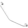 Image de Barre D'Appui En Acier Inoxydable Recouvert D'Epoxy Coudée 135° 400x400mm 2 Zones De Fixation- Akw - 01243wh