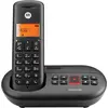 Image de Motorola E211 - Téléphone DECT - Combiné sans fil - Mains libres - 50 entrées - Identification de l'appelant - Noir (F52000K51O1AES)