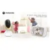 Image de Baby Phone Vidéo connecté - MOTOROLA - Audio Bidirectionnel - Détection de Mouvement et Son-Vision Nocturne - VM85 - Neuf