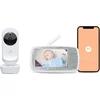 Image de Motorola Nursery Motorola VM44 Connect Baby Monitor - Babyfoon met Camera - Wi-Fi - met App - HD Videostreaming - 2 Weg Communicatie - Infrarood Nachtzicht - Bereik tot 300 M - Wit