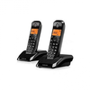 Image de Motorola S12 Duo Téléphone DECT Identification de l'appelant Noir