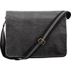 Image de Sac à bandoulière en toile Quadra Vintage BC764 (taille unique) (Noir Vintage)